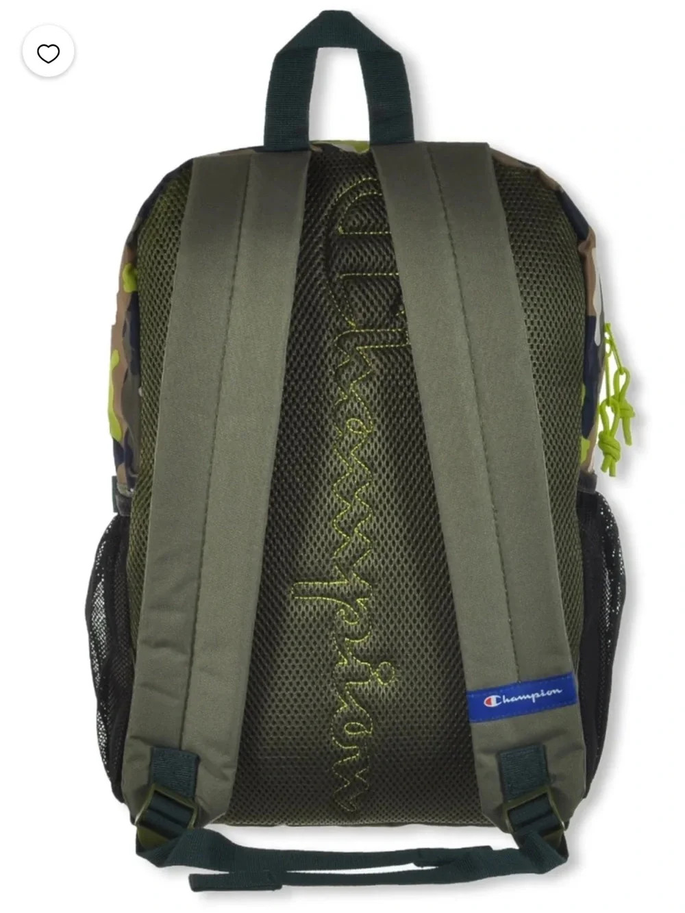 Champion Kids Camo Backpack & Lunch Bag Set - Green, Brown, Yellow